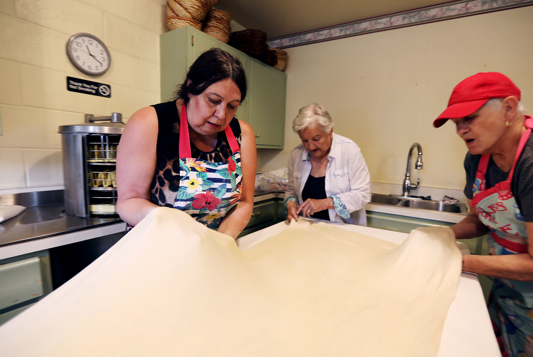 Butte women make traditional Serbian pastries for food festival